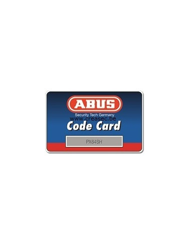 ancienne carte code ABUS D6