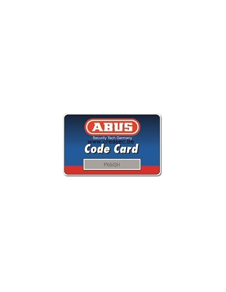 ancienne carte code ABUS D6
