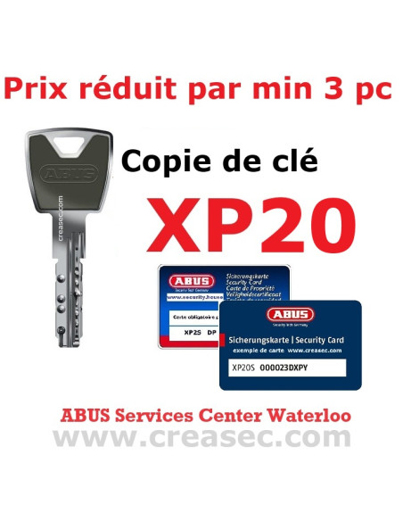 promo clés abus xp20