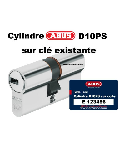 Cylindre ABUS D10 sur code existant