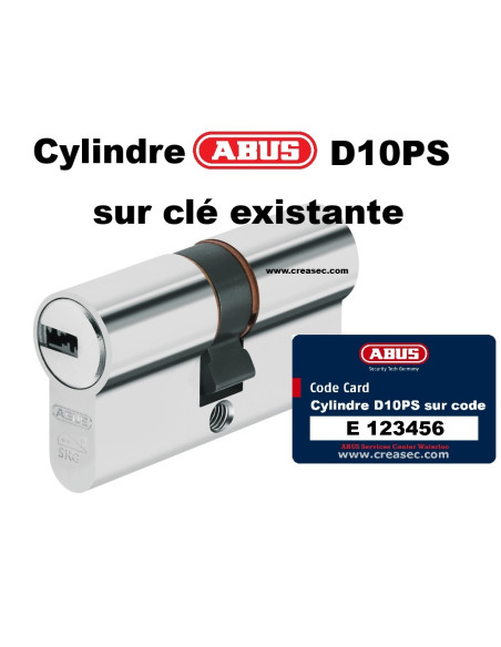Cylindre ABUS D10 sur code existant