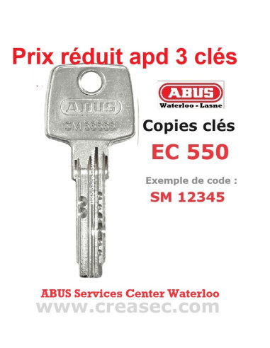 faire clé ABUS EC550