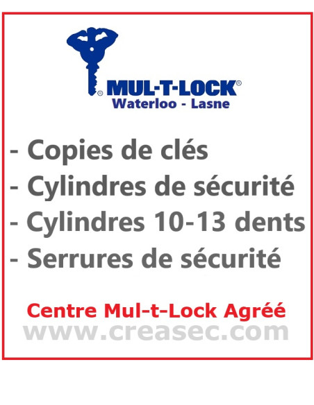 Cylindre Mul-T-Lock Intégrator B35x45