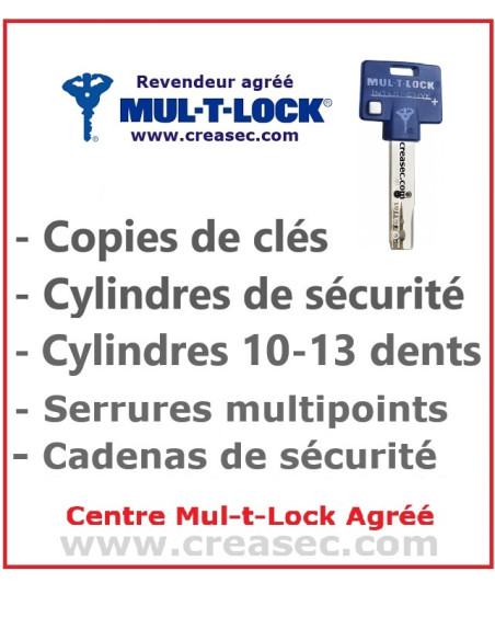 Cylindre bouton Mul-T-Lock 800