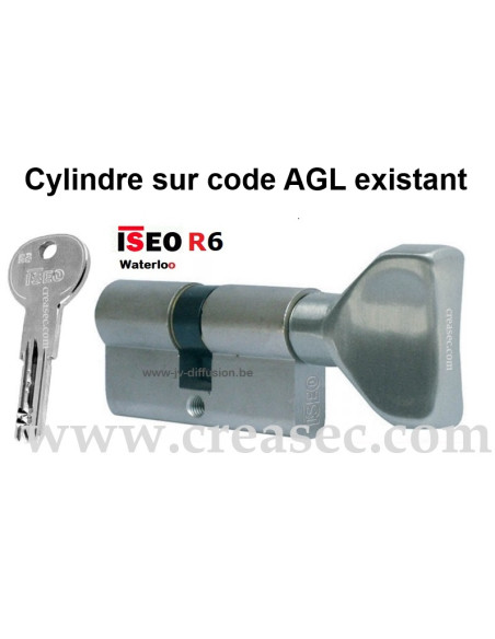 Cylindre ISEO r6 sur code existant