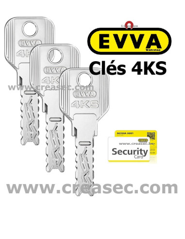 Copie de clés EVVA 4KS