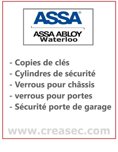 Cylindre pour tube clé Verisur