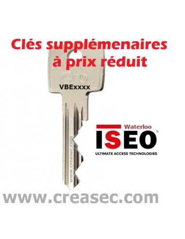 Cylindre ISEO F6 sur code clé existant