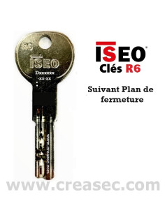 Copie de clé ISEO R6 Hiérarchisé