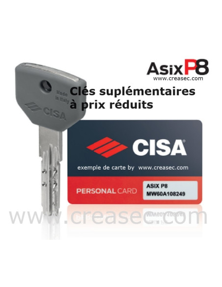 Cylindre Cisa Asix P8 à 14 dents