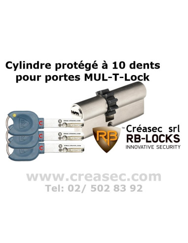 Cylindre à bouton 10 dents  66mm