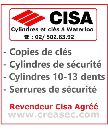 revendeur agréé CISA Belgique