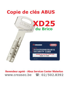 Copie clé ABUS XD25 du brico