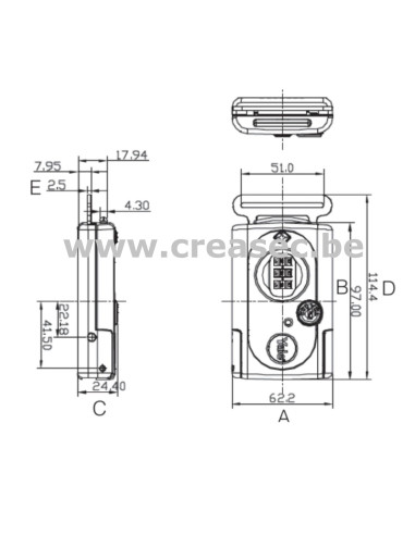 Yale - Cadenas TSA et sangle 200 cm