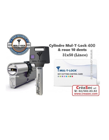 Cylindre Mul-T-Lock 31-50 à 10 dents LINCE
