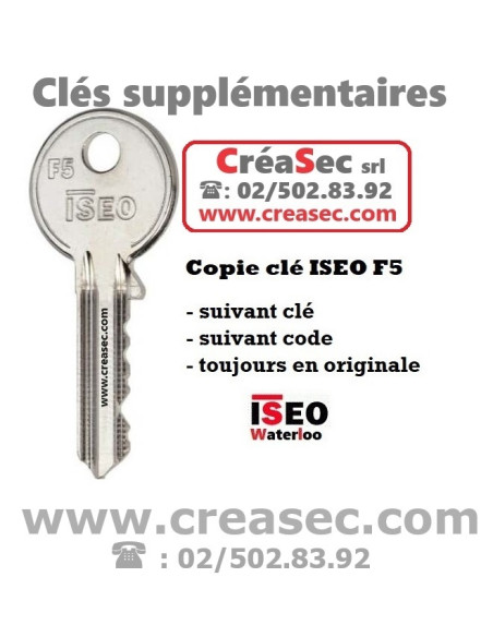 Cylindre ISEO bouton sur code LCE