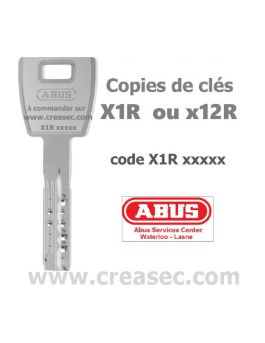 faire une clé ABUS X1R