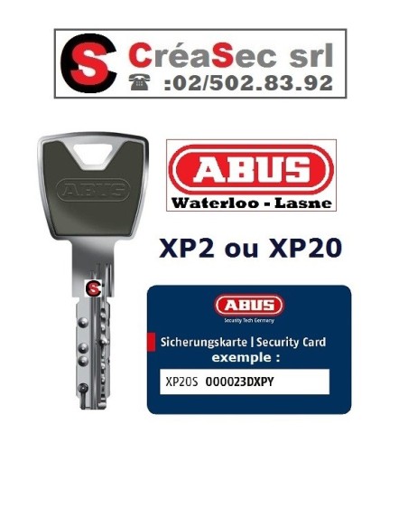 faire une Copie clé ABUS XP20