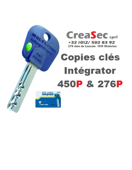 Cylindre Mul-T-Lock Intégrator 31x60