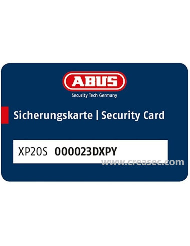 Carte pour faire une cle ABUS