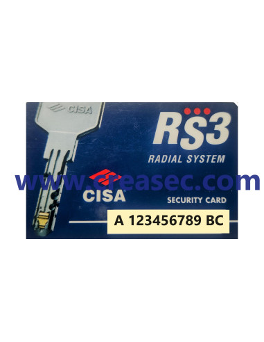 double de cle cisa RS3