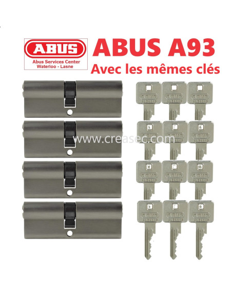 Barillet abus Abus a93 a même clé