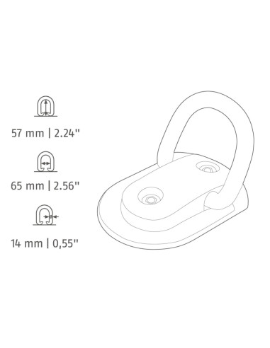 Abus WBA75 - Ancrage de sol