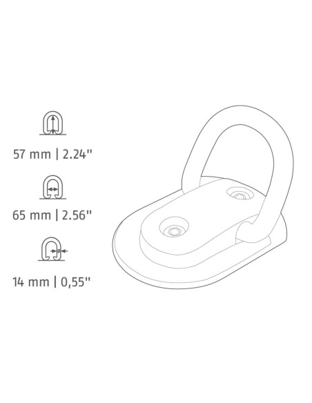 Abus WBA75 - Ancrage de sol