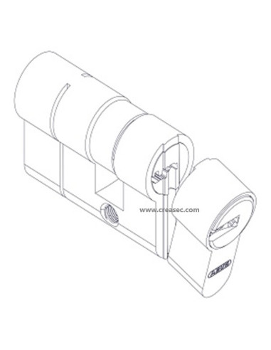 Cylindre ABUS D6 à Bouton B40-40 mm