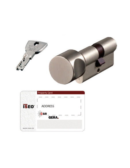 Cylindre ISEO R9 Plus à bouton