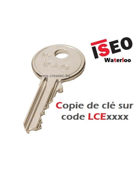 copie cle ISEO code LCE