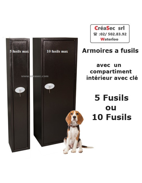 Armoire pour 10 fusils