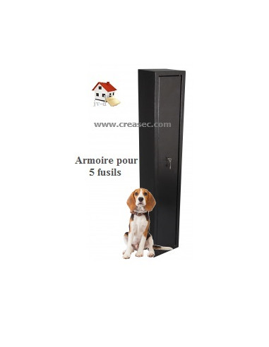Armoire pour 5 fusils
